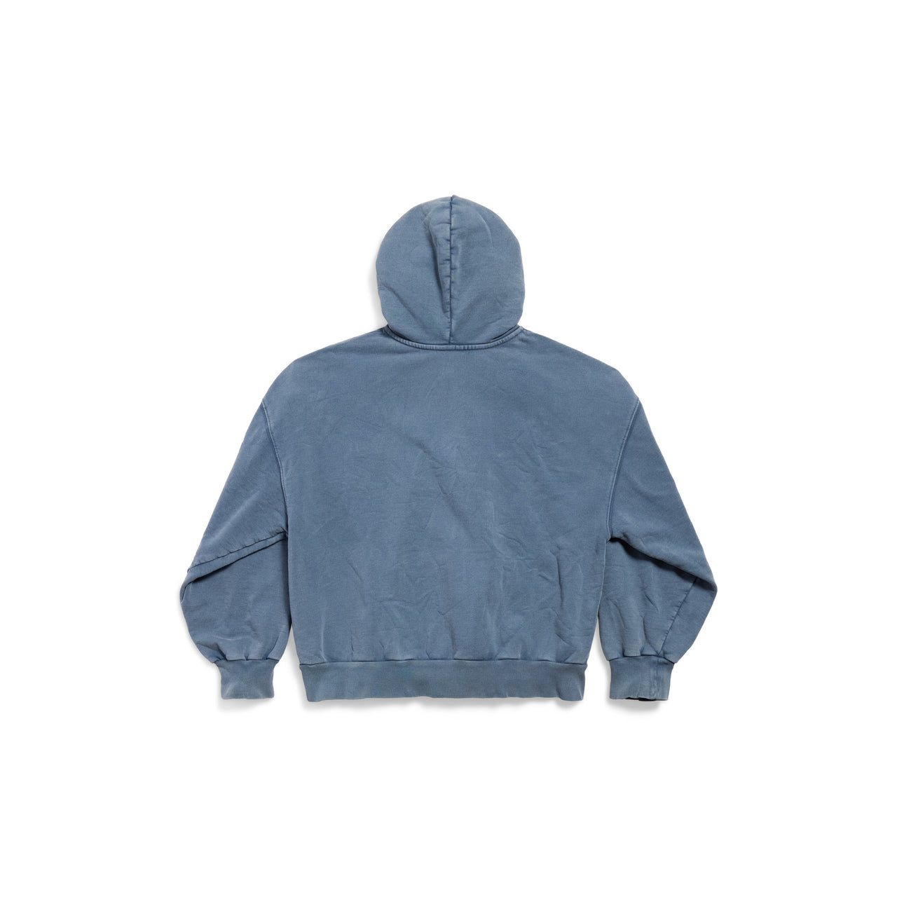 Balenciaga Enjoy Paris Full Zip Hoodie Regular Fit 'Faded Blue' 803264TRVL99340