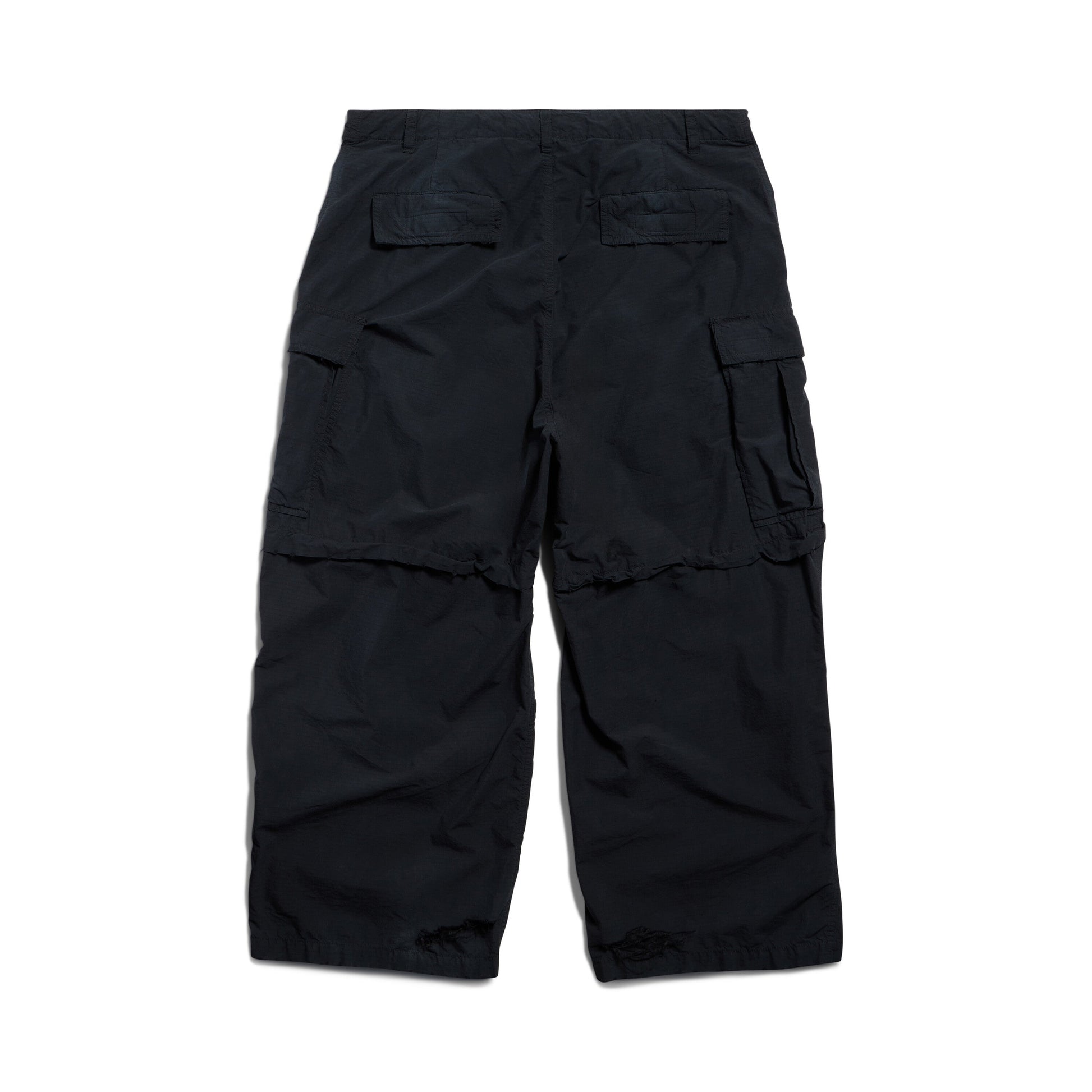 (WMNS) Balenciaga Large Cargo Pants 'Black' 803458TQM101000