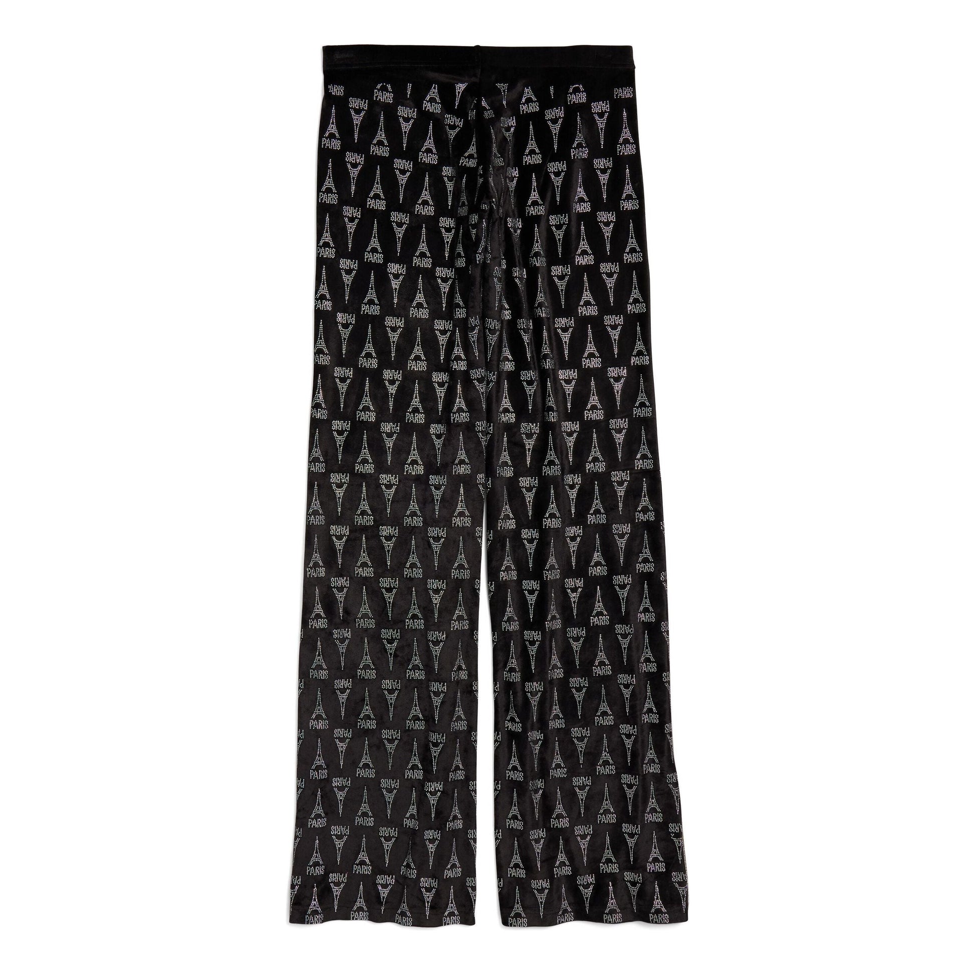 (WMNS) Balenciaga Paris Elastic Pants 'Black' 806204TRVJ11000