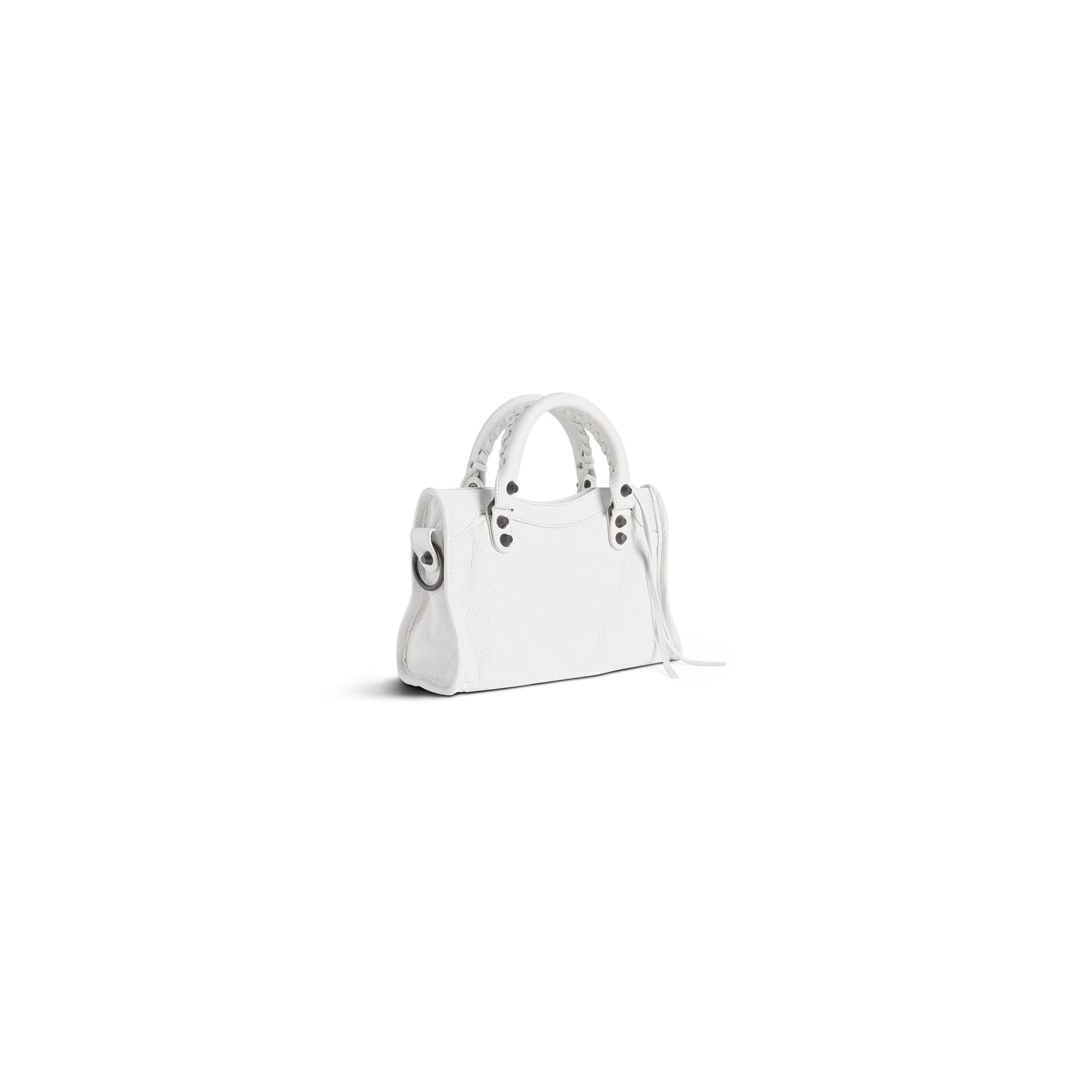(WMNS) Balenciaga Le City Mini Bag 'Optic White' 8063952ABEK9104