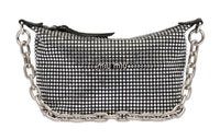 MIU MIU Satin One Shoulder Handbags Women's Black