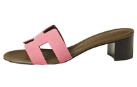 HERMES Oasis Stylish Sandals Women's Pink