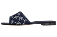 LOUIS VUITTON Revival Slide Slippers Women's Dark Blue