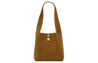 SAINT LAURENT Calfskin Handbag Women's Brown