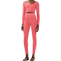 HERMES Leggings Women's Vermilion