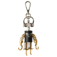 PRADA Leather, Metal Pendants Men's Gold/Silver