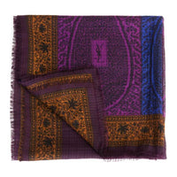 SAINT LAURENT Pre Owned 1970s Floral print Scarf