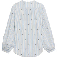 CELINE Romy Blouse In Striped Silk