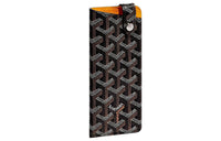GOYARD Montmartre Canvas With Leather Eyeglass Pouch Small Size Unisex Black