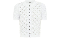 MIU MIU Cashmere Sweaters Women's White