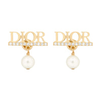 DIOR Metal Earrings Women's Gold
