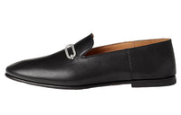HERMES Gentleman Men's Casual Shoes Men's Black