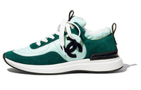 CHANEL Women's Suede Calfskin Sneaker 'Light Green' Women's