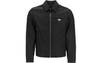 PRADA Logo Patch Blouson Jacket