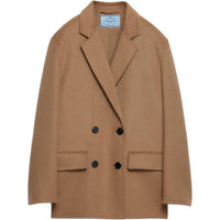 PRADA SS25 Business Suit Women's Camel