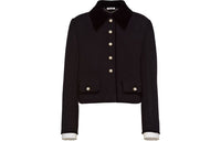MIU MIU Cropped Coats Women's Black