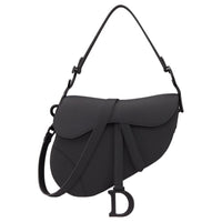 DIOR Cow Leather Saddle Bag, One Shoulder Handbag Women's Black
