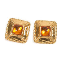 SAINT LAURENT Pre Owned 1990s Clip on Earrings