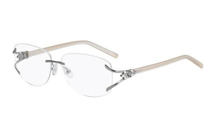 DIOR - Irregular Shape Eyeglass Frames Women's Beige
