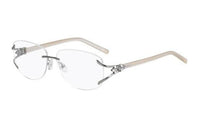DIOR - Irregular Shape Eyeglass Frames Women's Beige