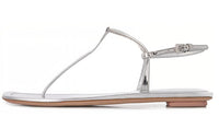 PRADA Strap Sandals Women's Silver
