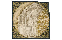 DIOR Silk Scarves Women's Black/Yellow