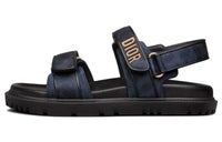 DIOR DiorAct Beach Sandals Women's Blue Black