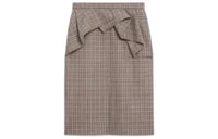 CELINE Casual Short Skirts Women's Khaki
