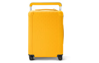 LOUIS VUITTON Horizon Leather Cow Leather Patchwork Trim Suitcase Luggage 20 Inch Men's Matte Yellow