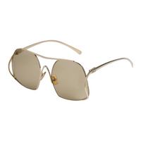 MIU MIU Metal Sunglasses Women's Gold