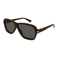 SAINT LAURENT Acetate Square Sunglasses Men's Tortoiseshell