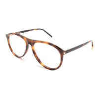 SAINT LAURENT Eyewear Tortoiseshell Pilot frame Sunglasses