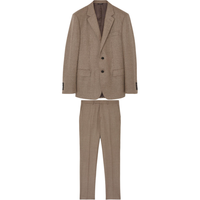 Loro Piana Business Suits Men's Steel Brown