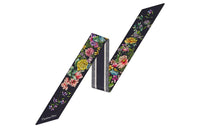 DIOR Silk Scarves Women's Black