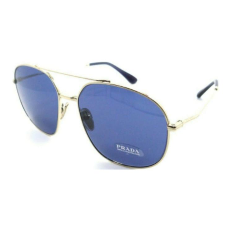 PRADA Acetate Aviator Sunglasses Men's Gold