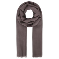DIOR Logo Embroidered Fringed Scarf