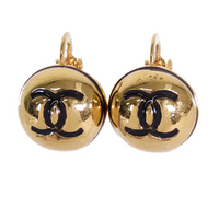 CHANEL Gold-Plated Earrings Women's Gold