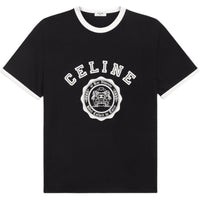 CELINE Blason Loose T shirt In Cotton Jersey