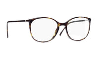 CHANEL Plate Frame Oval Optical Glasses Women's