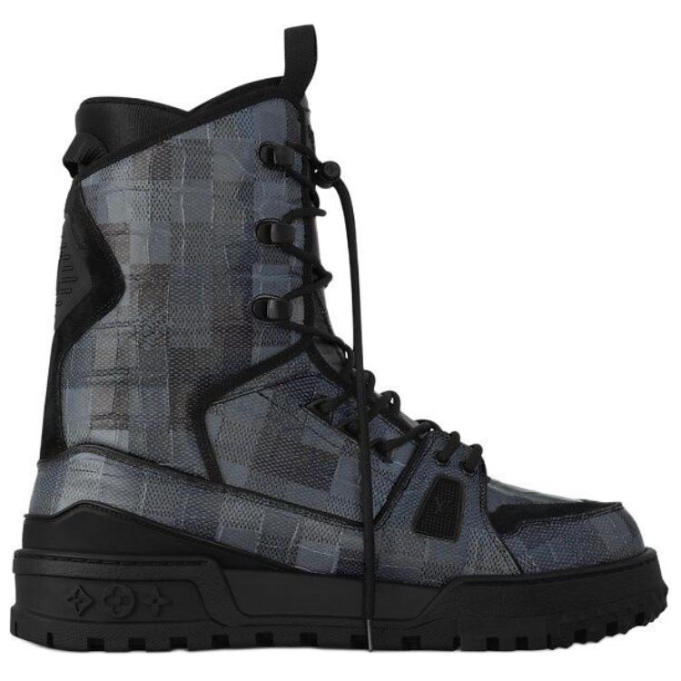 LOUIS VUITTON Trainer Short Snow Boots Men's Black