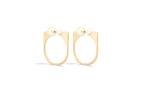 DIOR Metal Earrings Women's Gold