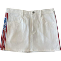 MIU MIU Casual Short Skirts Women's White