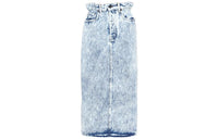 MIU MIU Denim Long Skirts Women's Blue