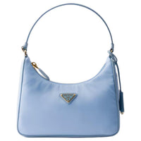 PRADA Re-Edition Recycled Nylon Shoulder Bag Handbag Shoulder Bag Mini Women's Light Blue