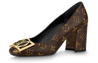 LOUIS VUITTON Madeleine High Heels Women's Brown/Black