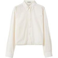 MIU MIU Shirts Women's Ivory