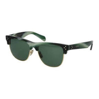 CELINE Acetate Browline Sunglasses Women's Green