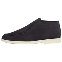 Loro Piana Open Walk Ankle Boots Men's Dark Blue