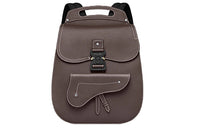 DIOR Grained Calfskin Backpack Men's Ebony Black