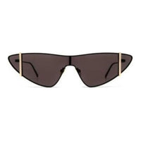 SAINT LAURENT Cat Eye Frame Metal Sunglasses